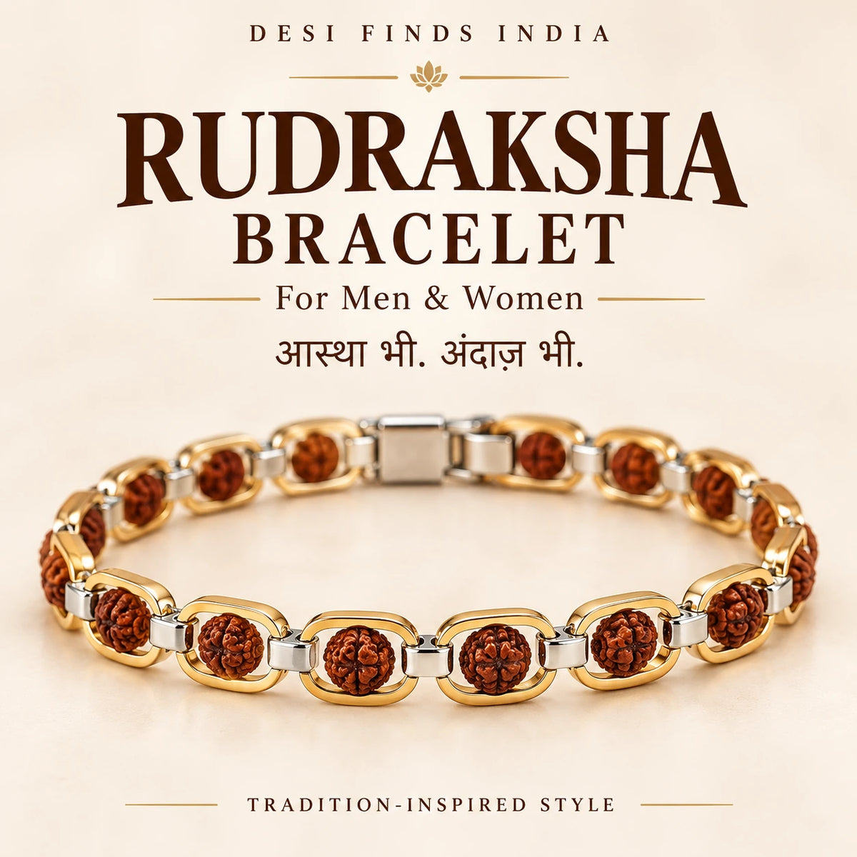 Rudraksha Bracelet for Men & Women-Energized (Pran Pratishta)