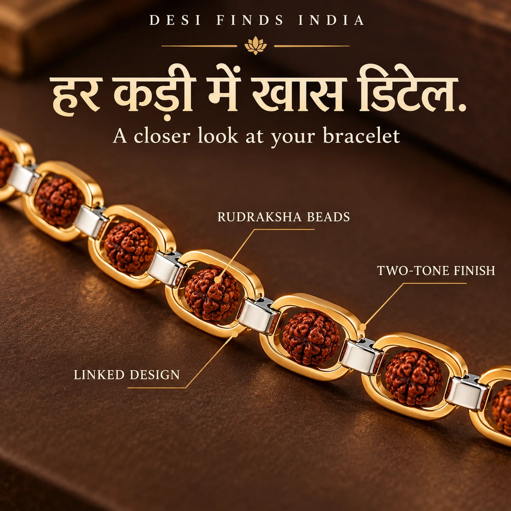 Rudraksha Bracelet for Men & Women-Energized (Pran Pratishta)