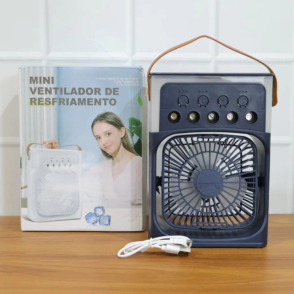 ChillBreeze™ Mini Air Cooler + FREE Ice Face Roller