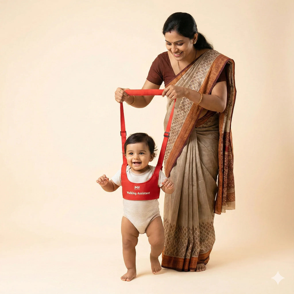 Desi BabyStep™ – Adjustable Baby Walking Assistant Belt (Safety + Early Walking Support)