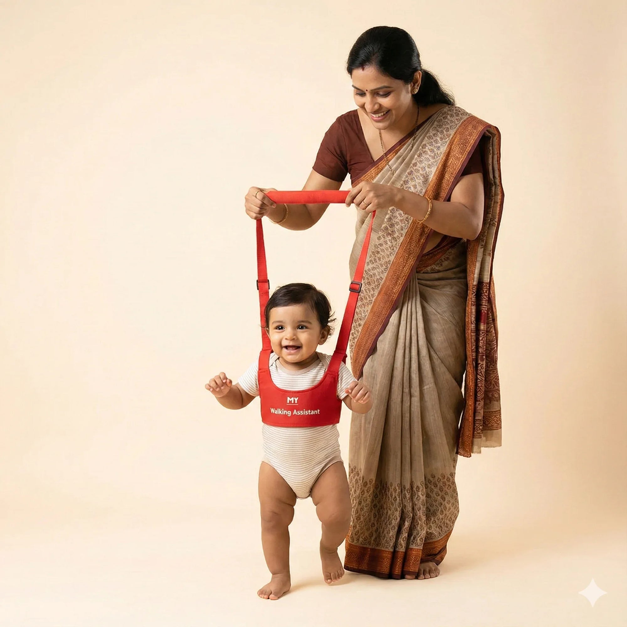 Desi BabyStep™ – Adjustable Baby Walking Assistant Belt (Safety + Early Walking Support)