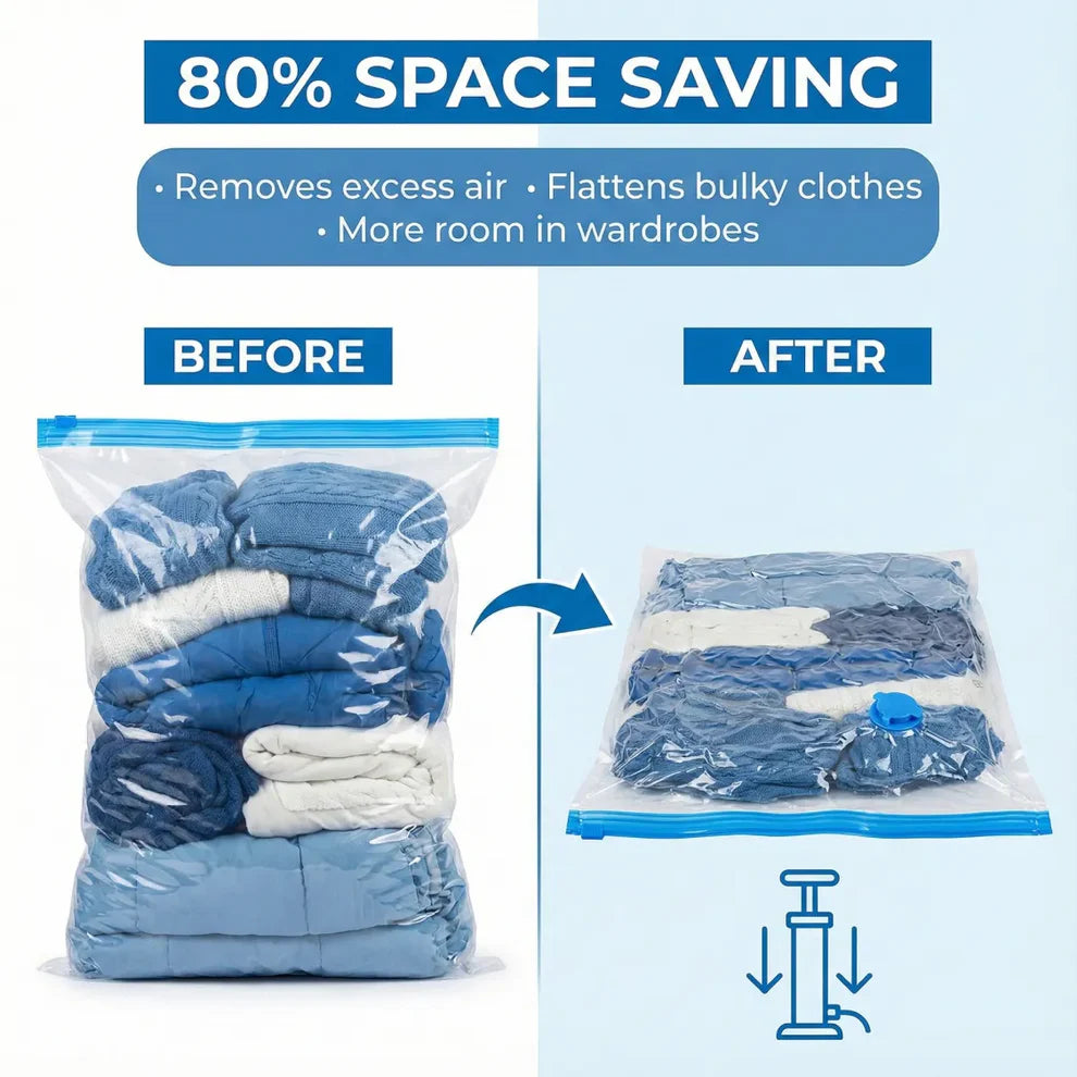 Reusable Compression Storage Bags – Buy 1 Get 1 Free