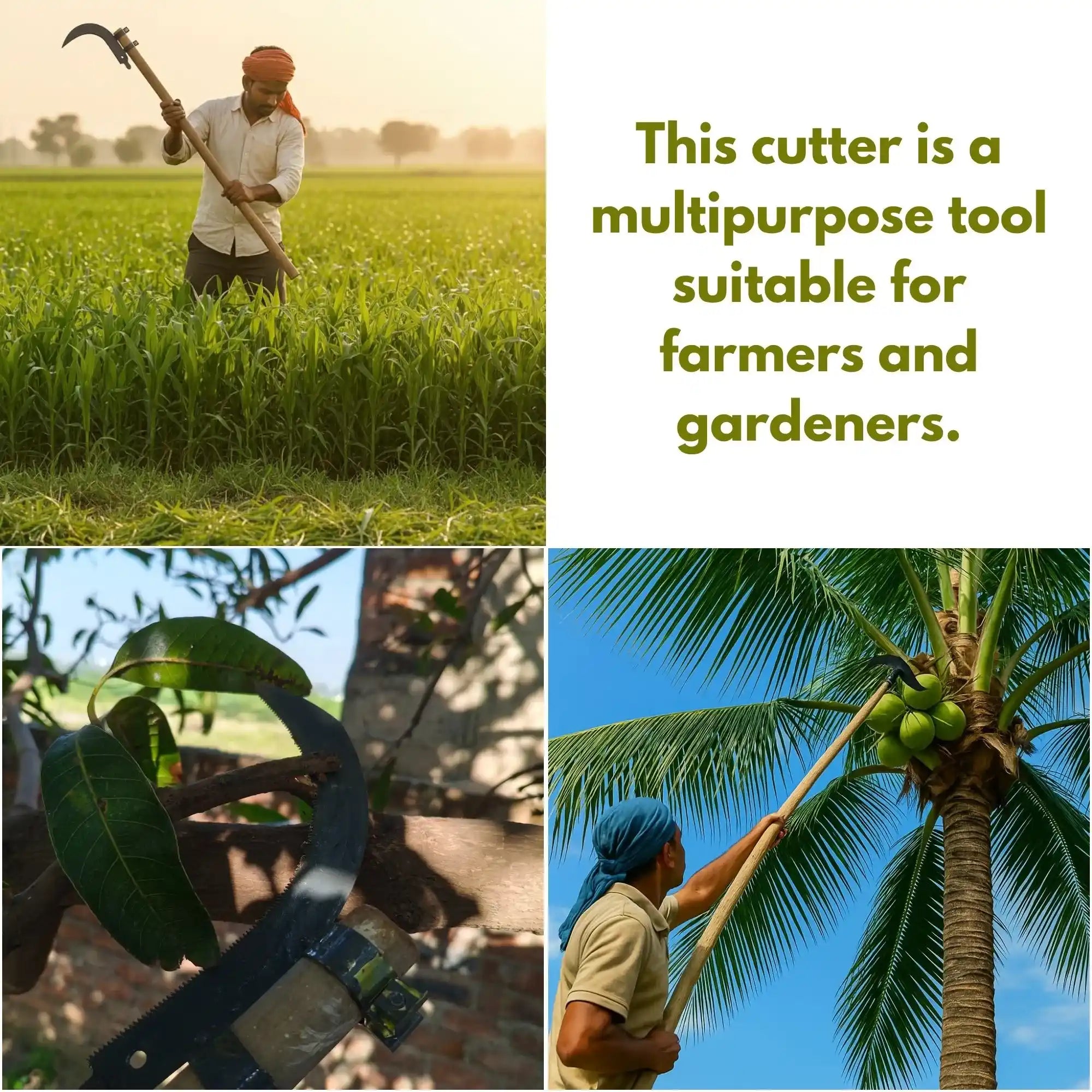 Desi CutterPro™ – Heavy-Duty Grass & Branch Cutter Head 🌿