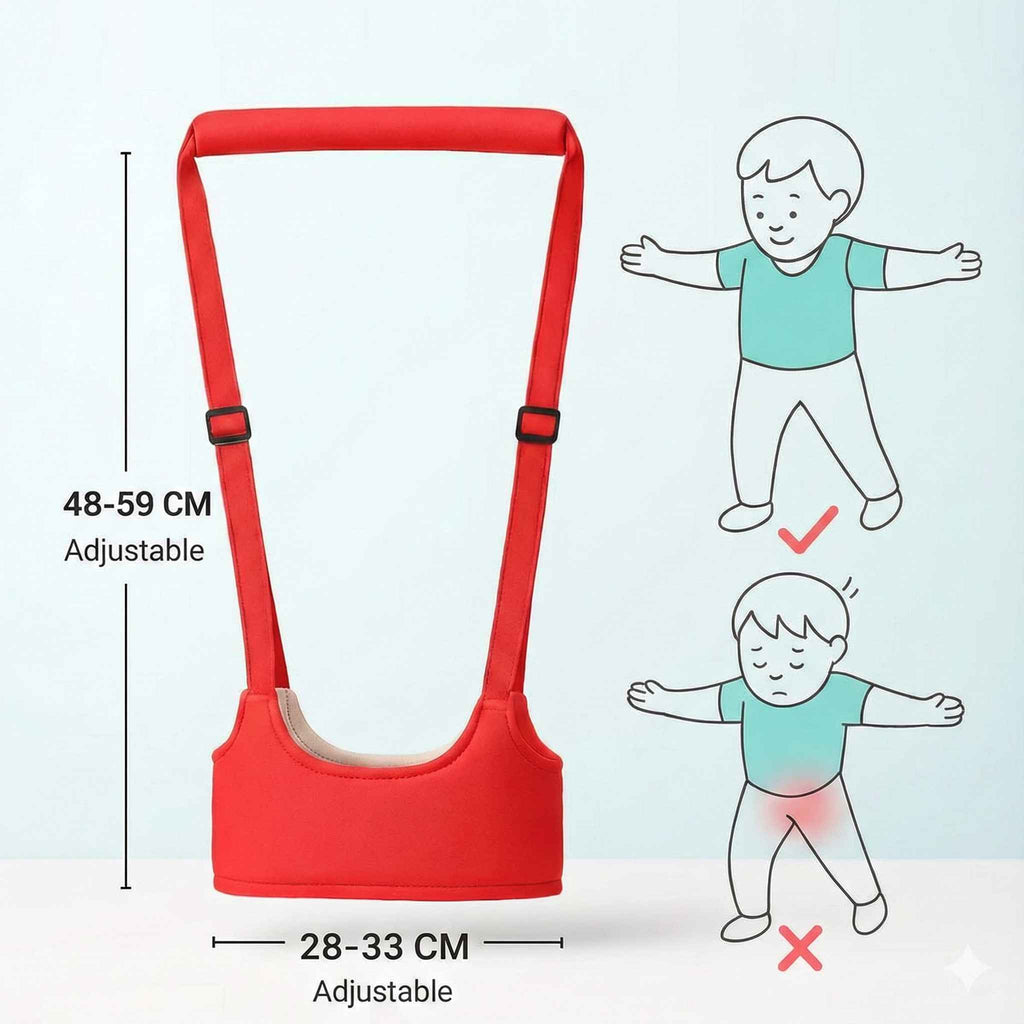 Desi BabyStep™ – Adjustable Baby Walking Assistant Belt (Safety + Early Walking Support)