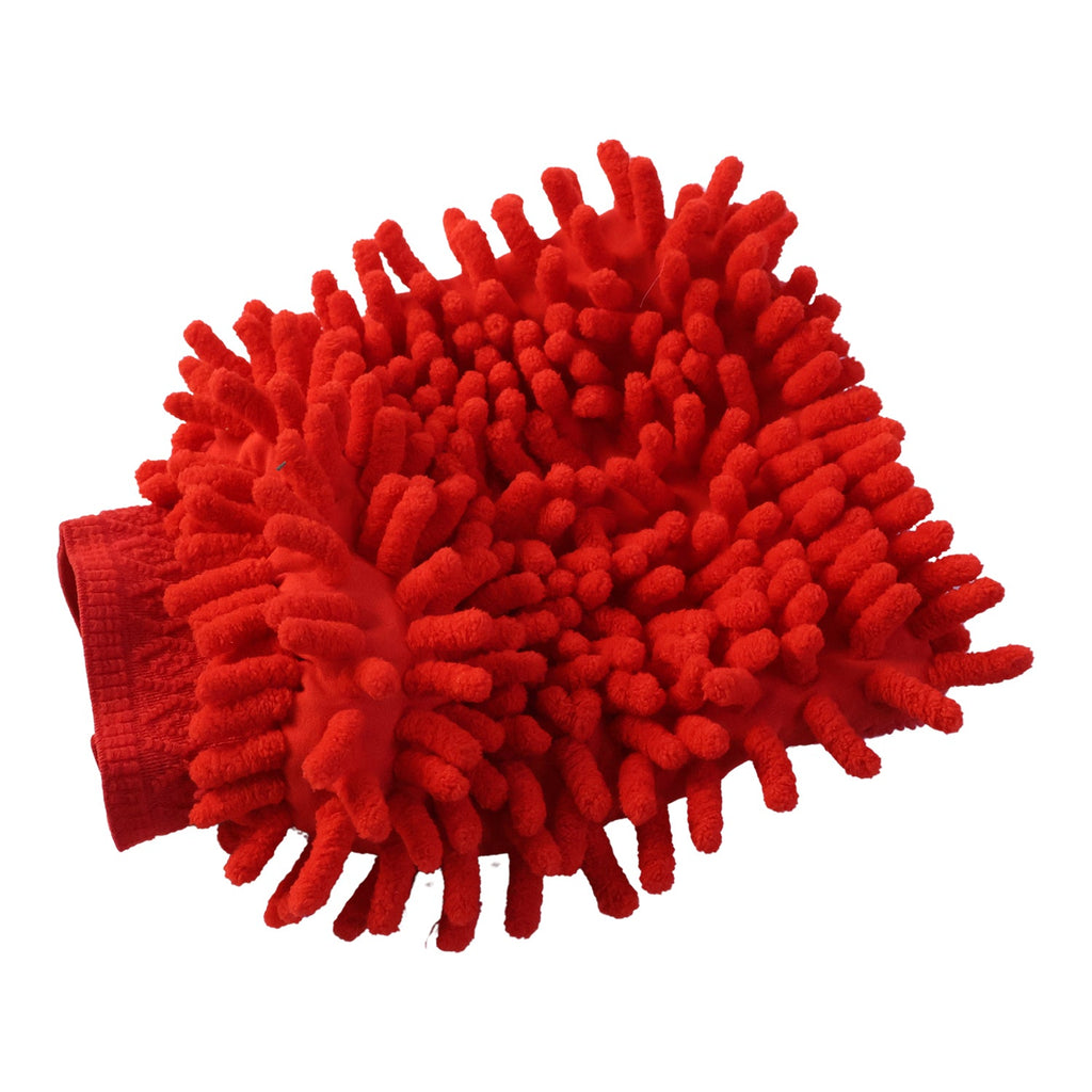 Microfiber Chenille Car Wash Glove For Scratch-free Cleaning And Detailing (1 Pc)
