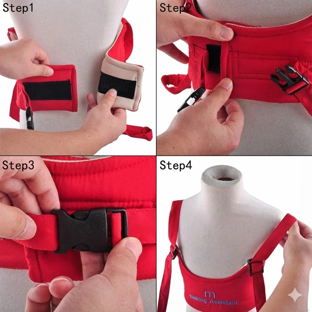 Desi BabyStep™ – Adjustable Baby Walking Assistant Belt (Safety + Early Walking Support)