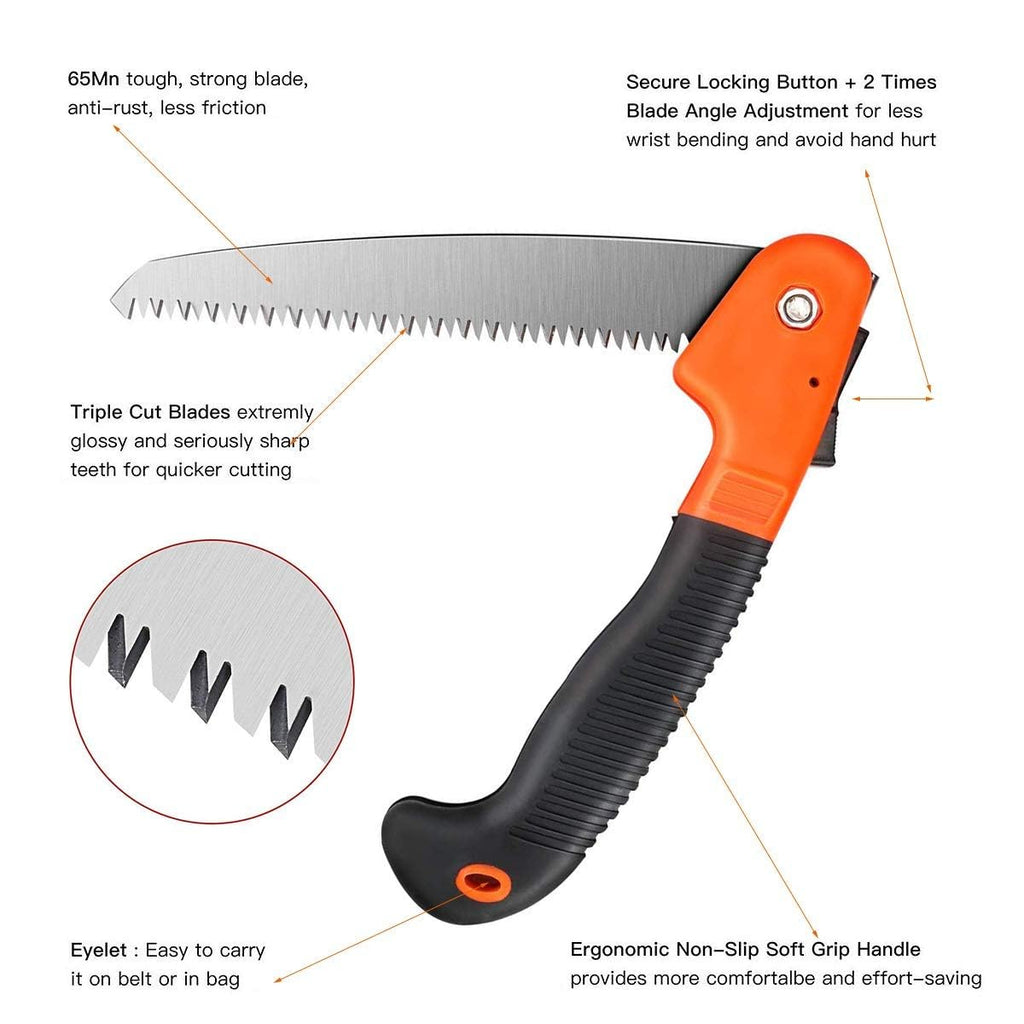 Folding Handsaw Pruning Saws For Tree Trimming Camping Gardening