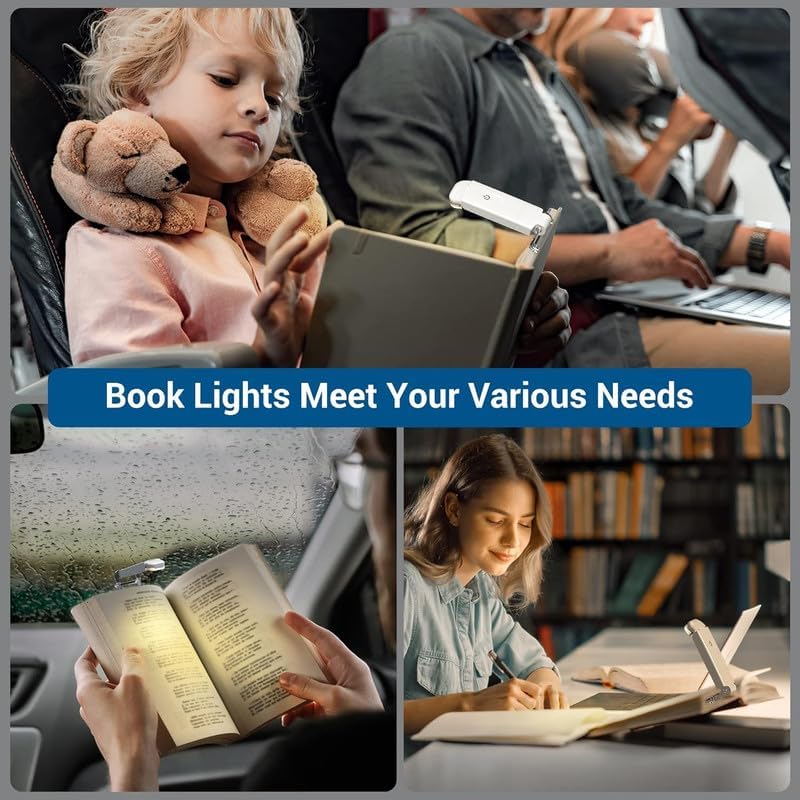 PocketBeam™ USB Rechargeable Clip Book Reading Light