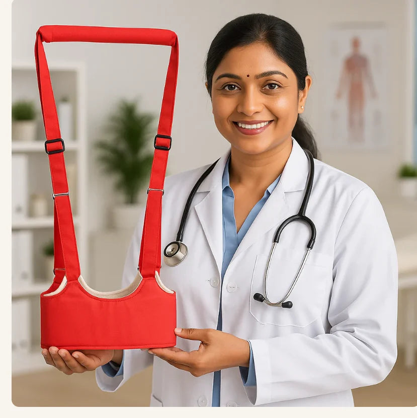 Desi BabyStep™ – Adjustable Baby Walking Assistant Belt (Safety + Early Walking Support)