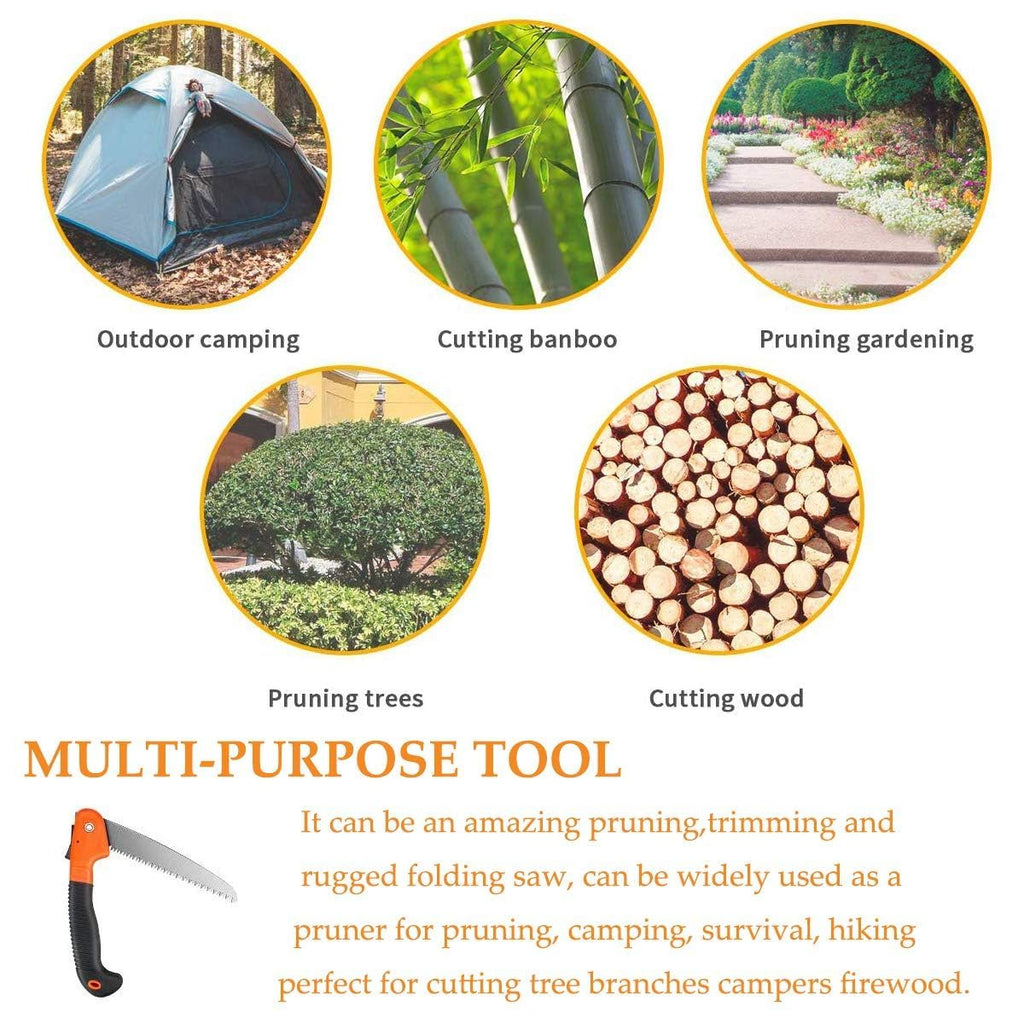 Folding Handsaw Pruning Saws For Tree Trimming Camping Gardening