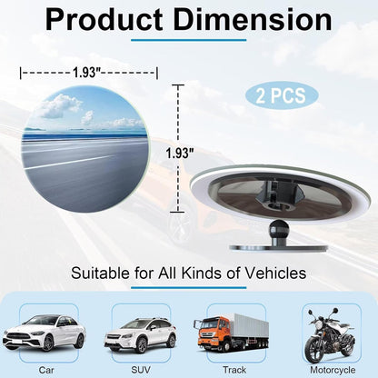 Wide Angle HD Blind Spot Mirrors