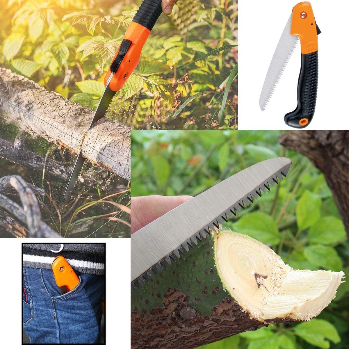 Folding Handsaw Pruning Saws For Tree Trimming Camping Gardening