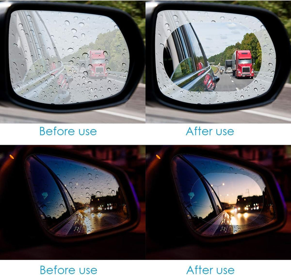 Car Anti Fog Film Car Rearview Mirror Films Anti-Rain Fog Waterproof Anti-Glare
