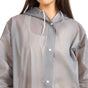 Citizen Eco-Friendly EVA Poncho Raincoat for Men & Women, Lightweight Waterproof Coat with Hood, Adjustable Drawstring, Button Closure Outdoor Rainwear