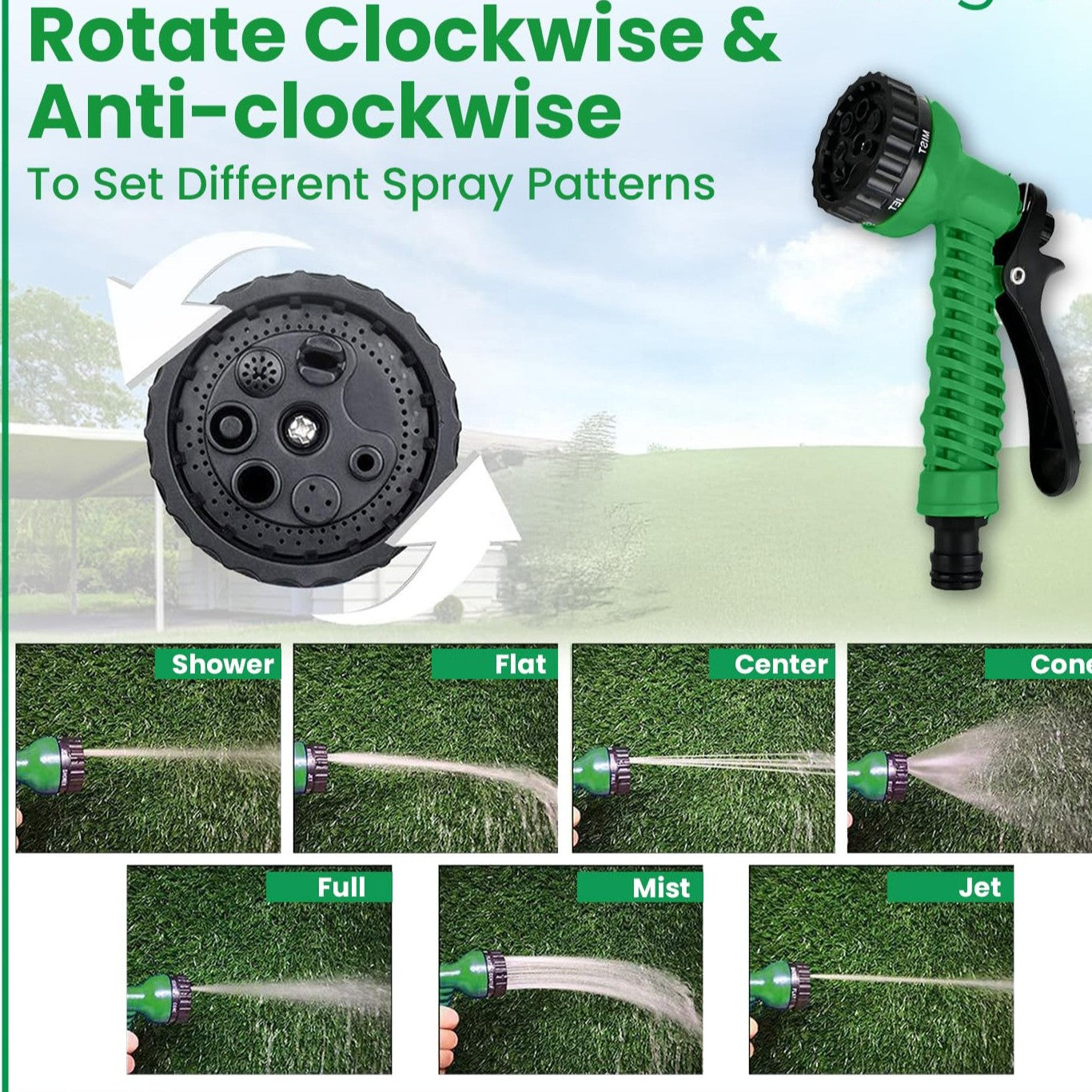 🏷️ AquaSpray™ 7-in-1 Garden Hose Gun