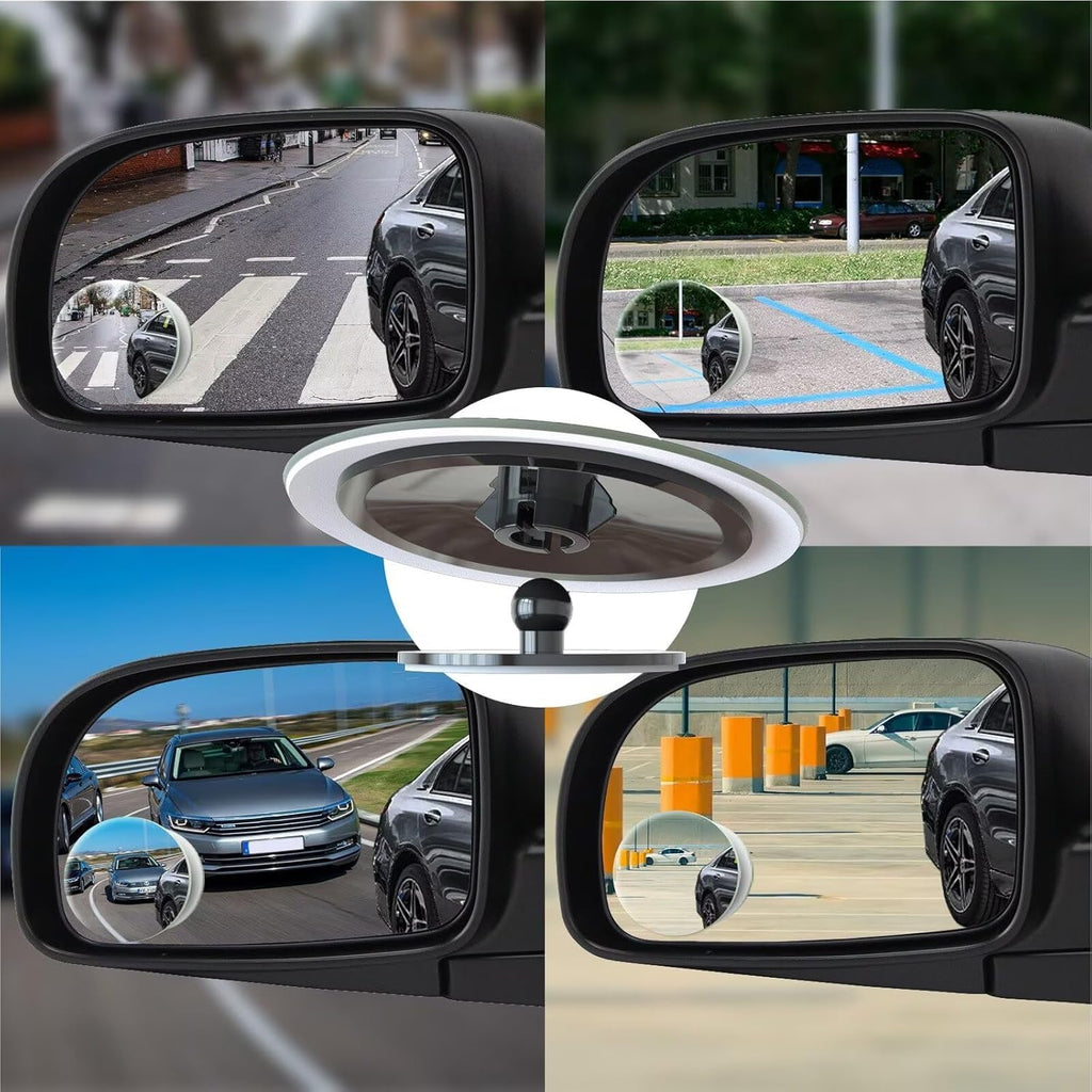 Wide Angle HD Blind Spot Mirrors (Rain & Fog Proof)