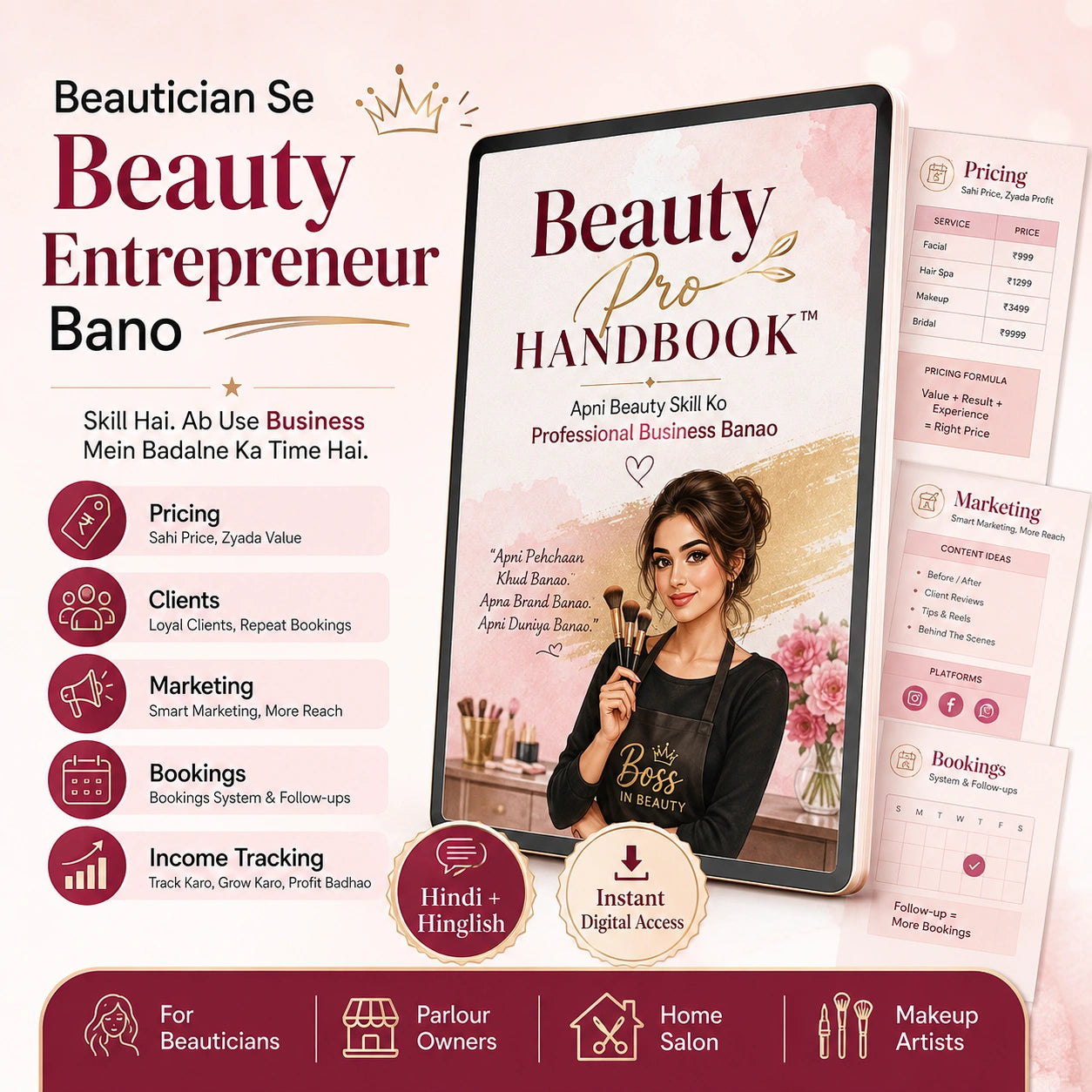 Beauty Pro ebook™ | Beautician Se Beauty Entrepreneur Bano 💄