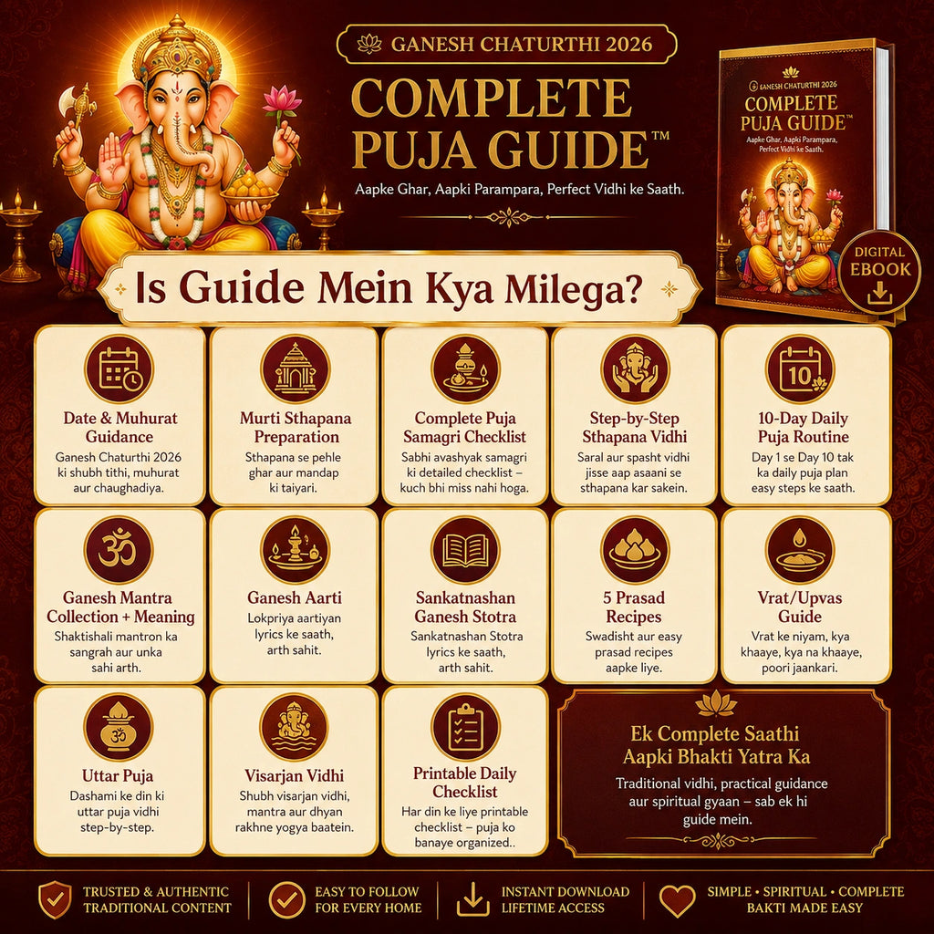 👉 Ganesh Chaturthi 2026 Complete Puja Guide™ | Sthapana Se Visarjan Tak