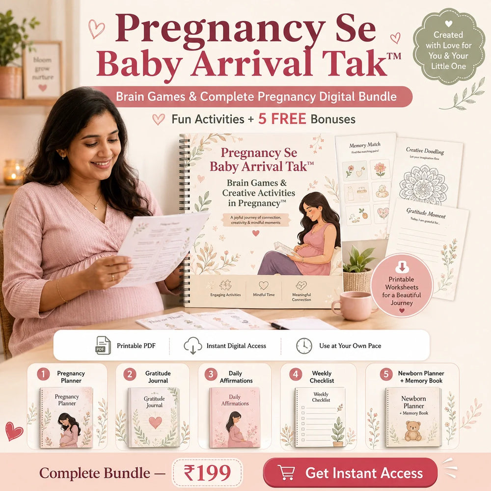 Pregnancy Se Baby Arrival Tak™ | Brain Games & Complete Pregnancy Digital Bundle
