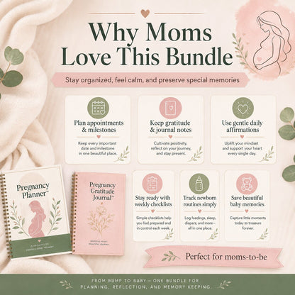 Pregnancy Se Baby Arrival Tak™ | Complete Mom-to-Be Planner & Journal