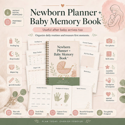 Pregnancy Se Baby Arrival Tak™ | Complete Mom-to-Be Planner & Journal