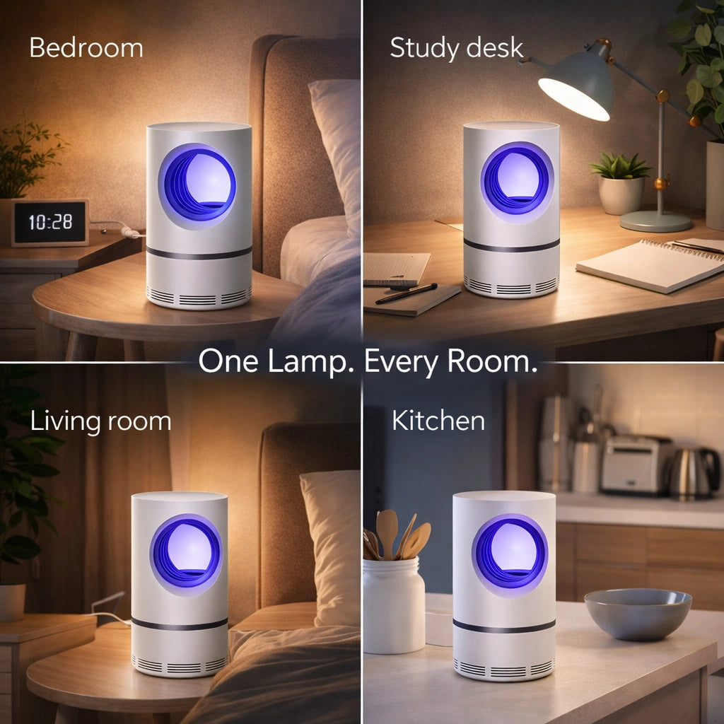 Desi SilentGuard™ – Electronic Mosquito Killer Lamp (USB Powered | Ultra Quiet)