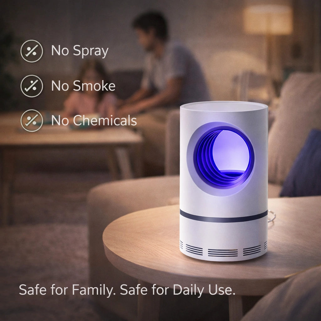 Desi SilentGuard™ – Electronic Mosquito Killer Lamp (USB Powered | Ultra Quiet)