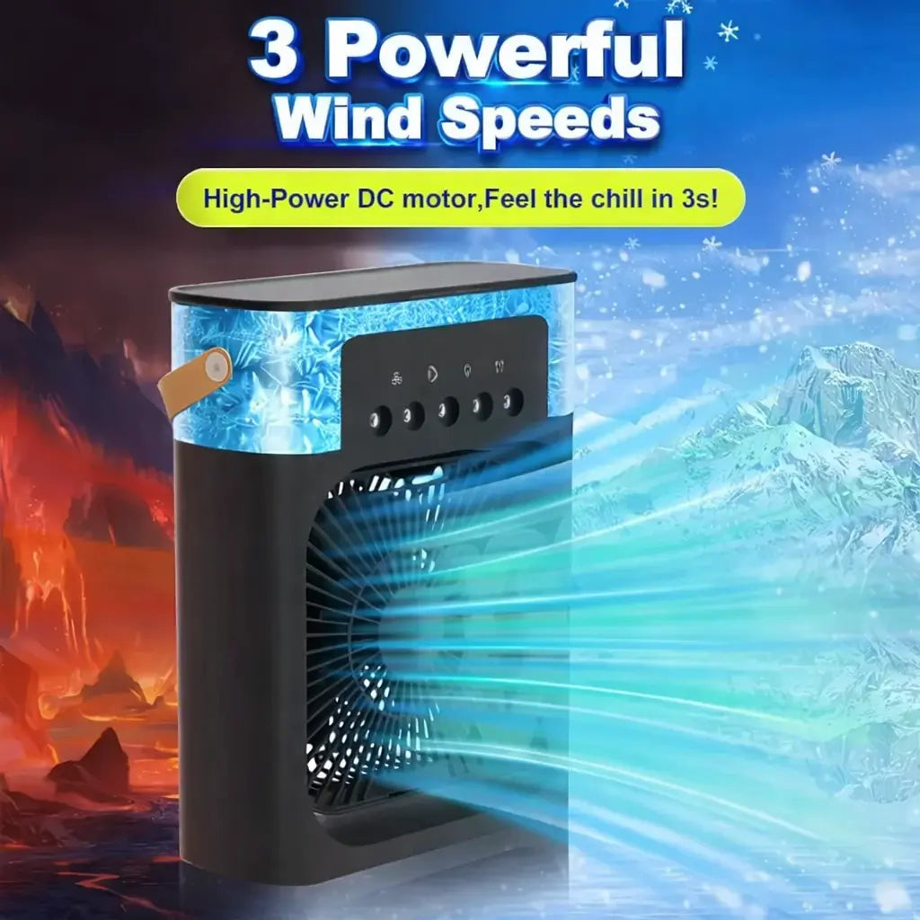 ChillBreeze™ Mini Air Cooler + FREE Ice Face Roller