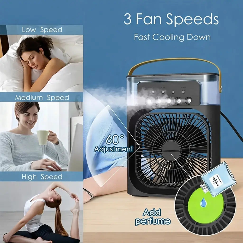 ChillBreeze™ Mini Air Cooler + FREE Ice Face Roller
