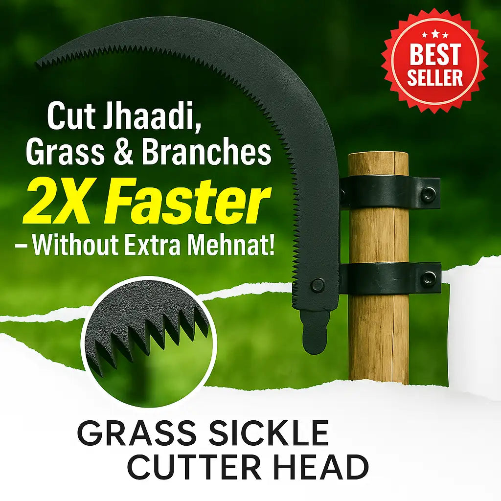 Desi CutterPro™ – Heavy-Duty Grass & Branch Cutter Head 🌿