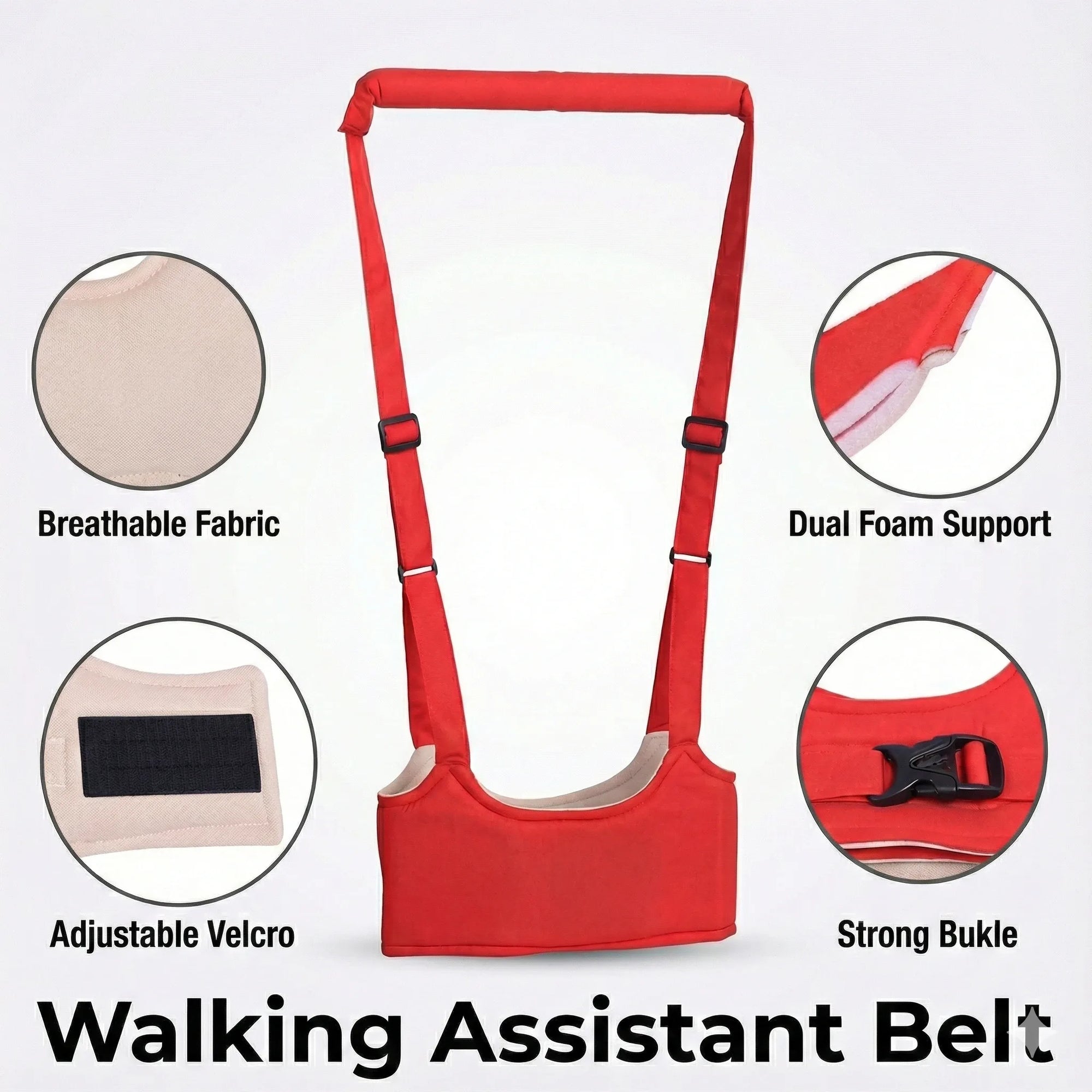 Desi BabyStep™ – Adjustable Baby Walking Assistant Belt (Safety + Early Walking Support)