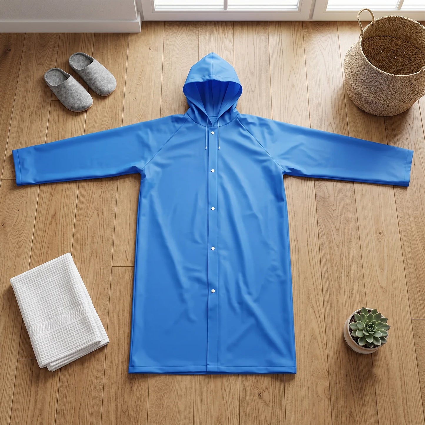 Eco-Friendly EVA Poncho Raincoat for Men & Women