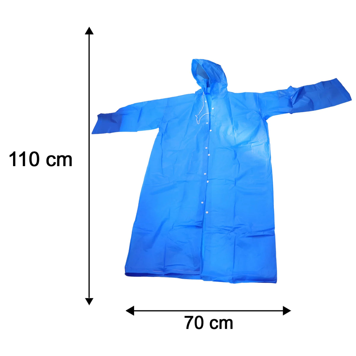 Eco-Friendly EVA Poncho Raincoat for Men & Women