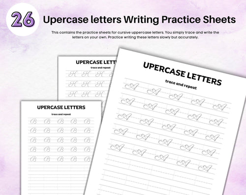 Cursive Handwriting Practice Worksheets for Kids