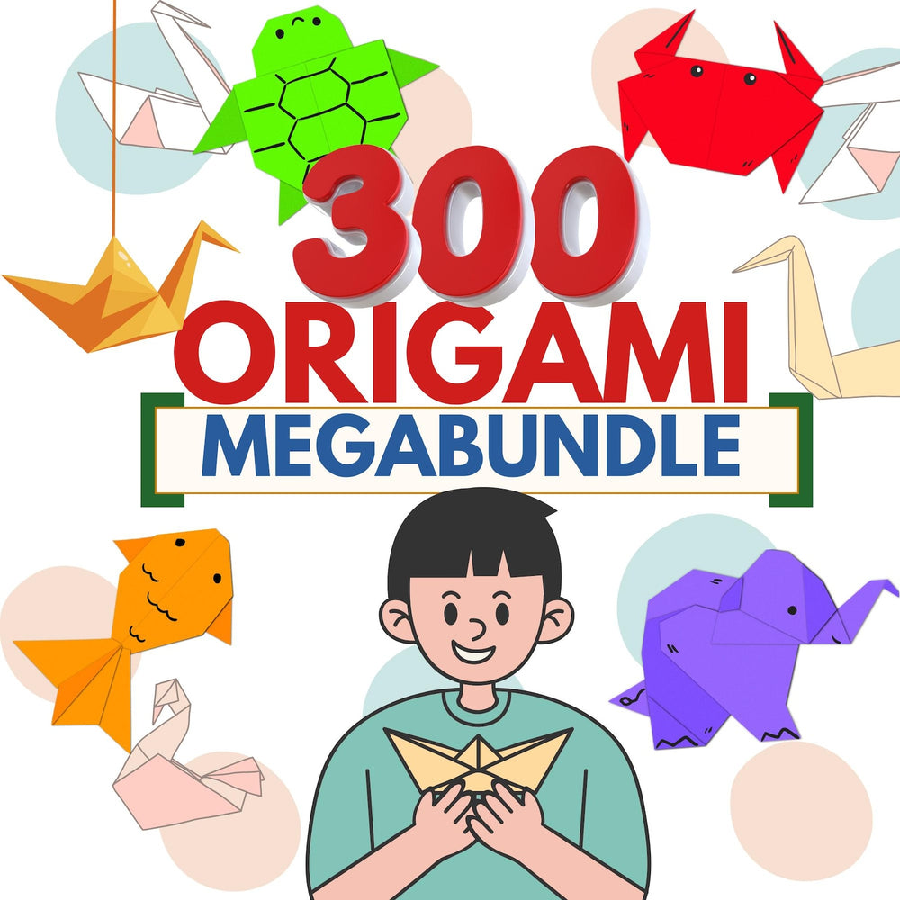 300 Origami Designs Mega Bundle | DIY Paper Folding