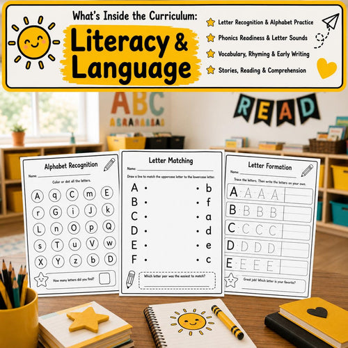 Preschool Curriculum Full Year | PreK Bundle 1200+ Pages