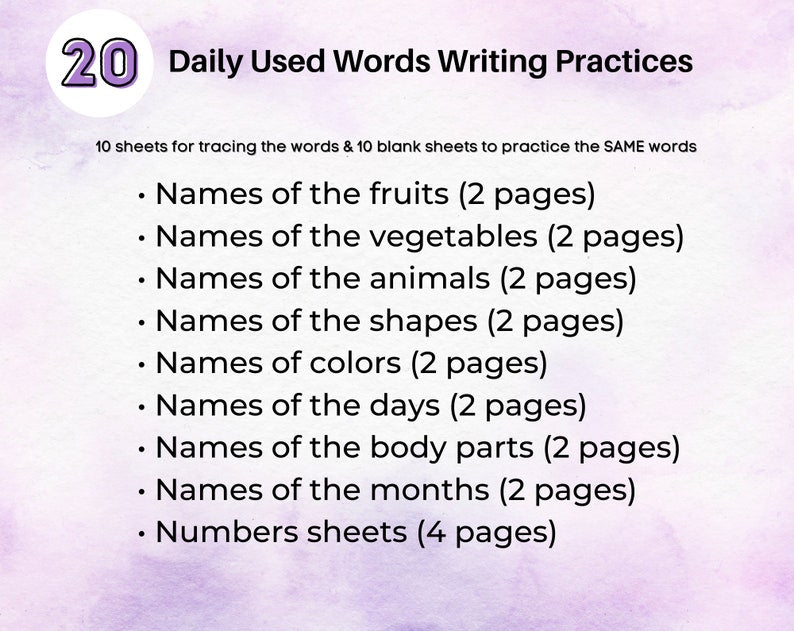 Cursive Handwriting Practice Worksheets for Kids