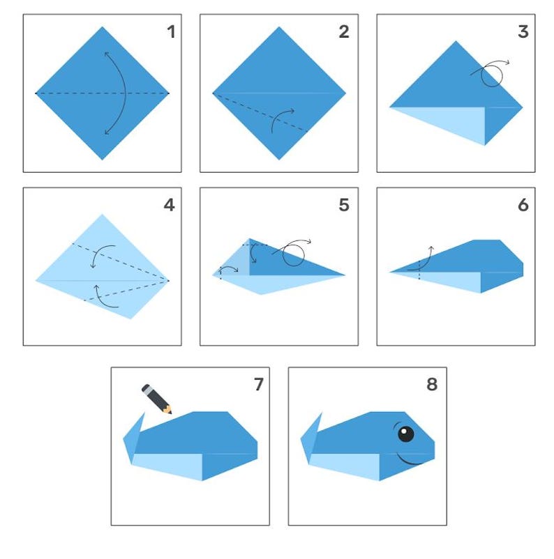 KIDS Origami DIY Paper Folding CUT & PLAY | PDF