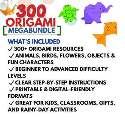 KIDS Origami DIY Paper Folding CUT & PLAY | PDF
