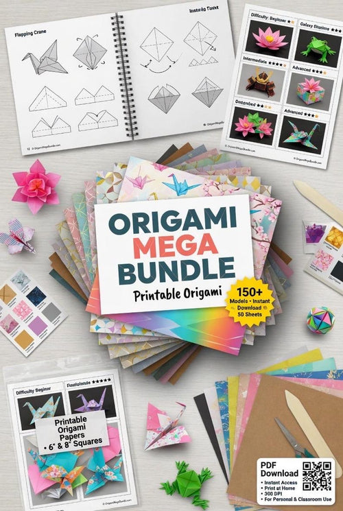 300 Origami Designs Mega Bundle | DIY Paper Folding