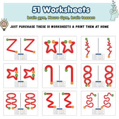 Kids Brain 51 Games EBOOK worksheet