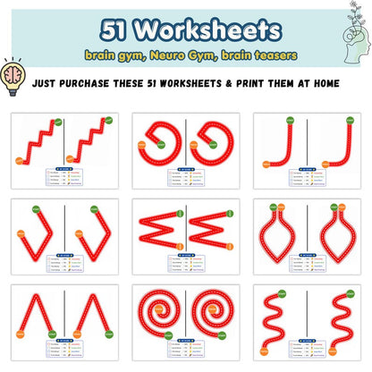 Kids Brain 51 Games EBOOK worksheet