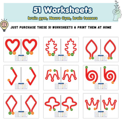 Kids Brain Games, Brain Gym for Kids, Brain Gym Workbook, Montessori, Special Education Teacher, Preschool Curriculum, Child Development - Etsy