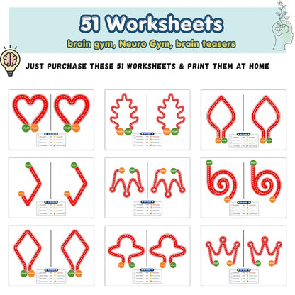 Kids Brain 51 Games EBOOK worksheet