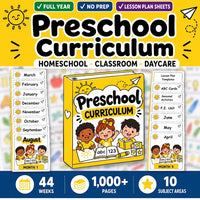 Full-Year Preschool Learning Kit | EBOOK