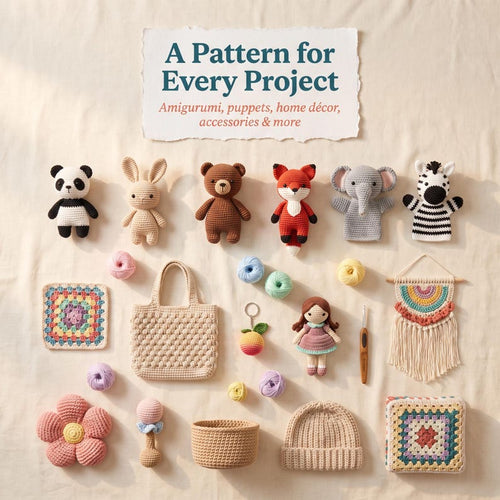 1000+ Crochet Patterns Bundle, Amigurumi PDF Designs